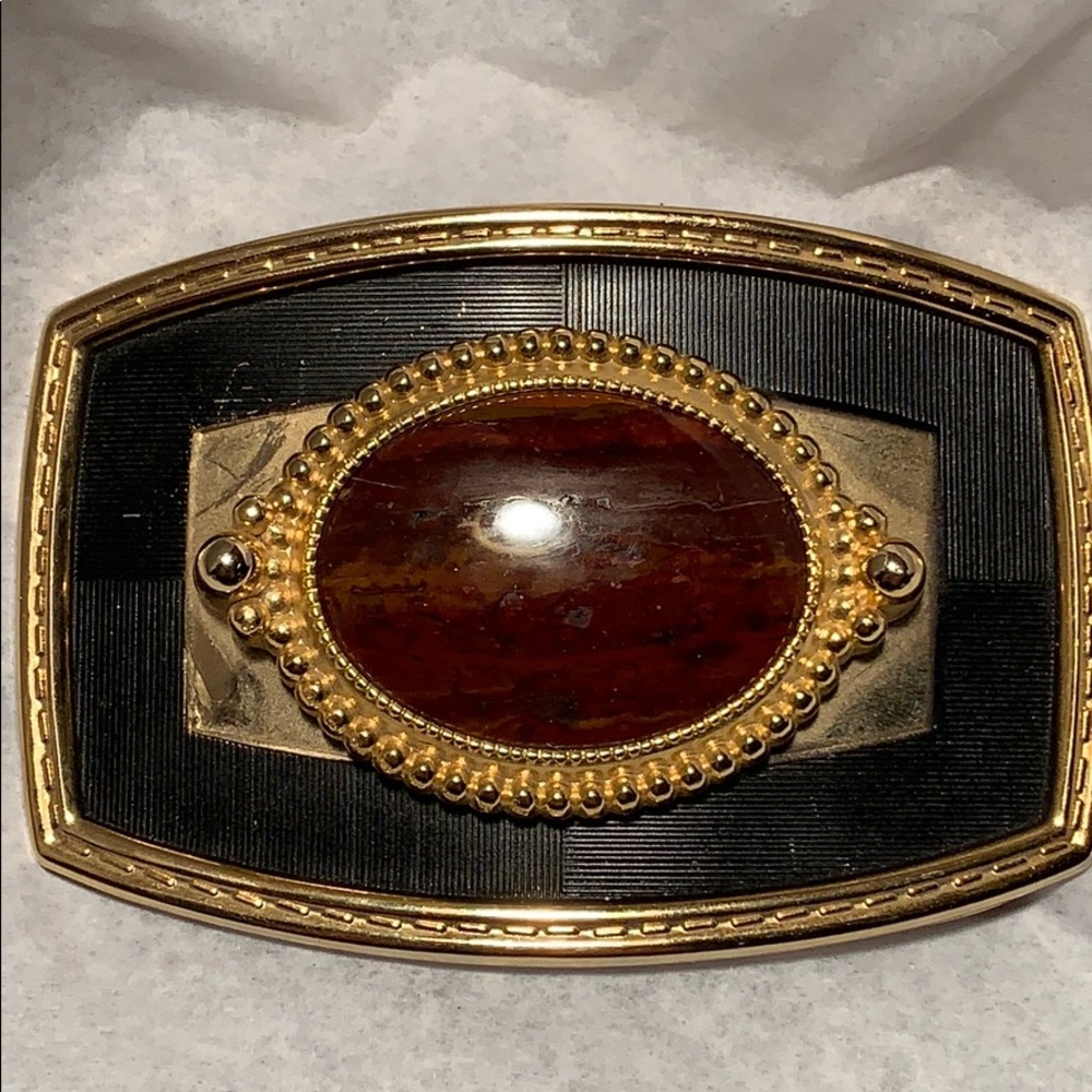 Jasper belt buckle Handmade in USA